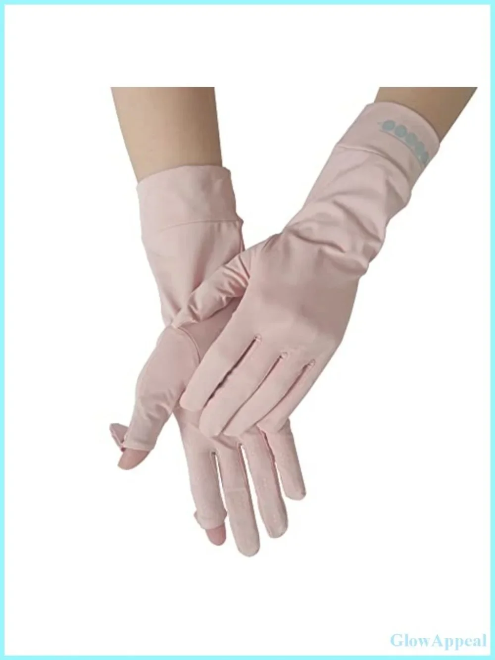 UPF 50+ Sun UV Protection Driving Gloves Breathable Quick Dry Ice Silk Silicone